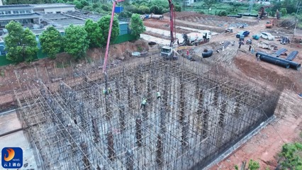 戰酷暑!通山縣鳳凰山水廠改擴建工程項目建設如火如荼